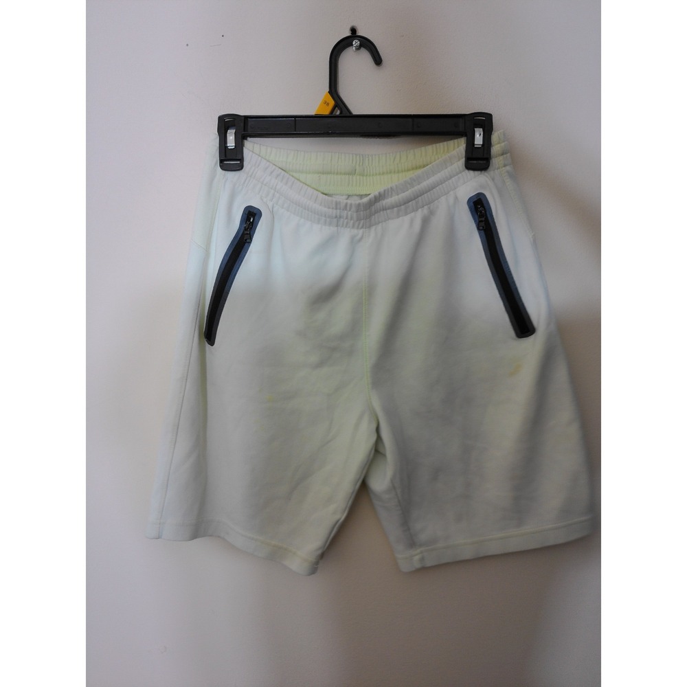 Nike Tech Fleece Shorts Youth Size M Off-White Sporty Zipper Pockets 2254